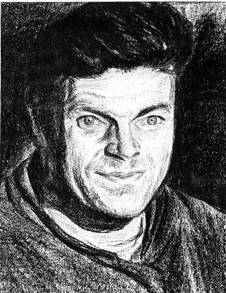 Selvportrett i lampelys 1936